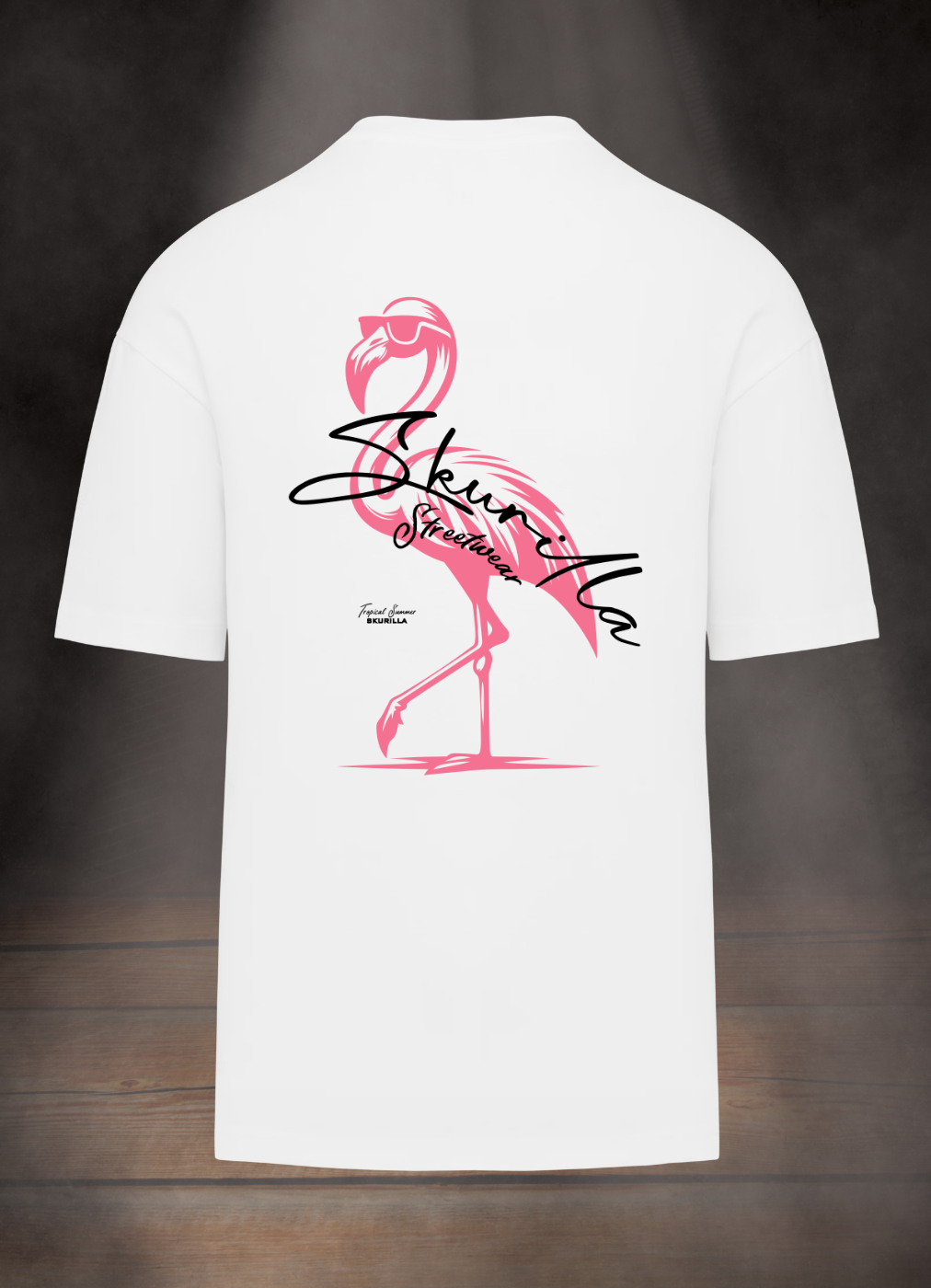 OVERSIZE T-SHIRT #FLAMINGO