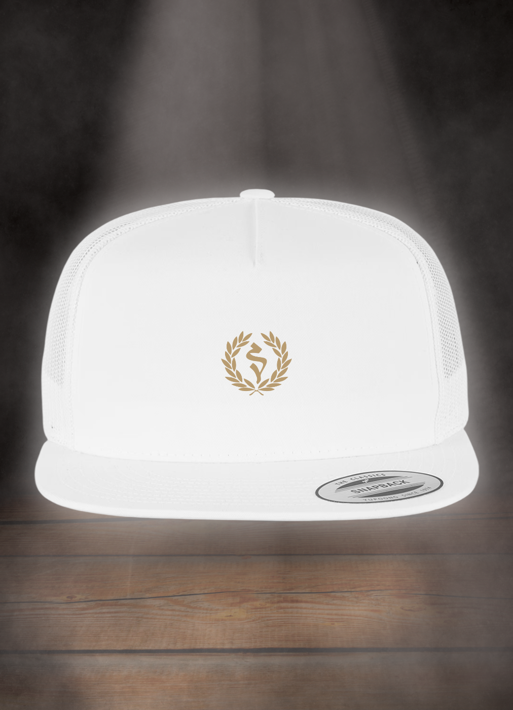 FLEXFIT TRUCKER SNAPBACK CAP #LAUREL BRANCH GOLD