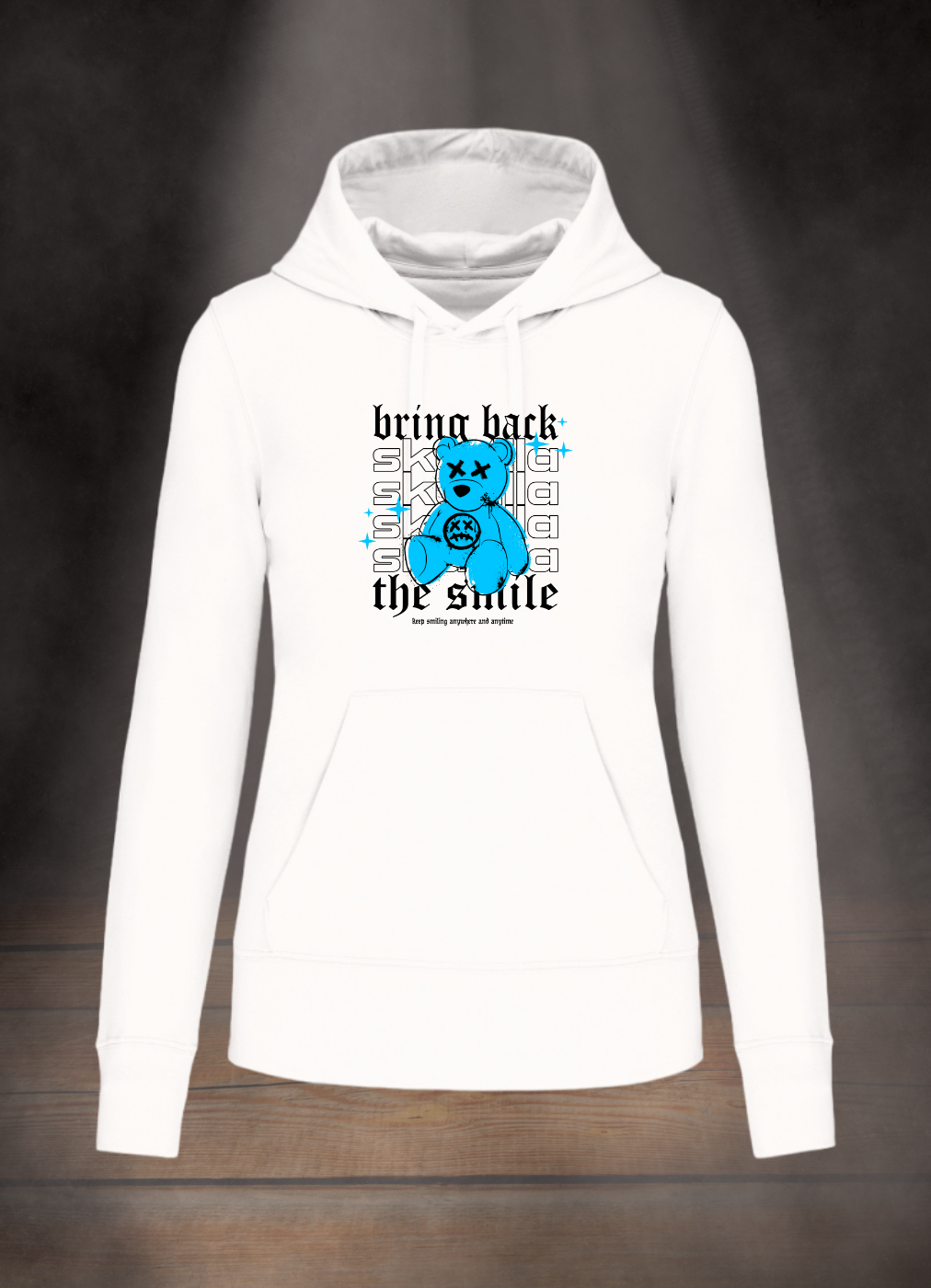 DAMEN HOODIE #THE SMILE