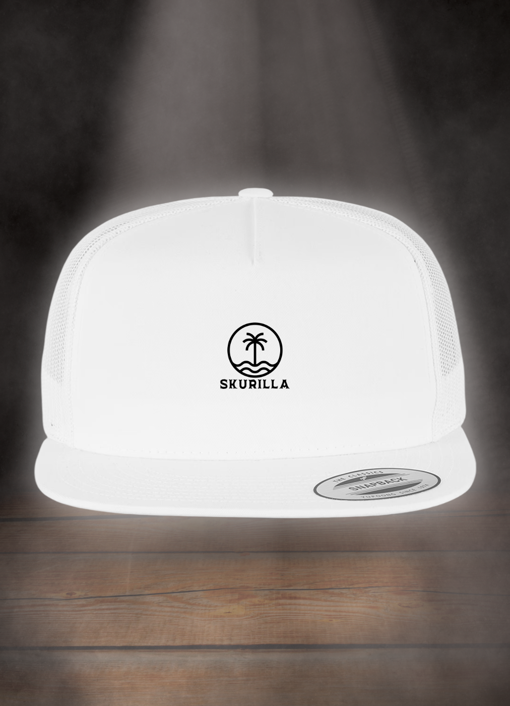 FLEXFIT TRUCKER SNAPBACK CAP #PALM PARADISE
