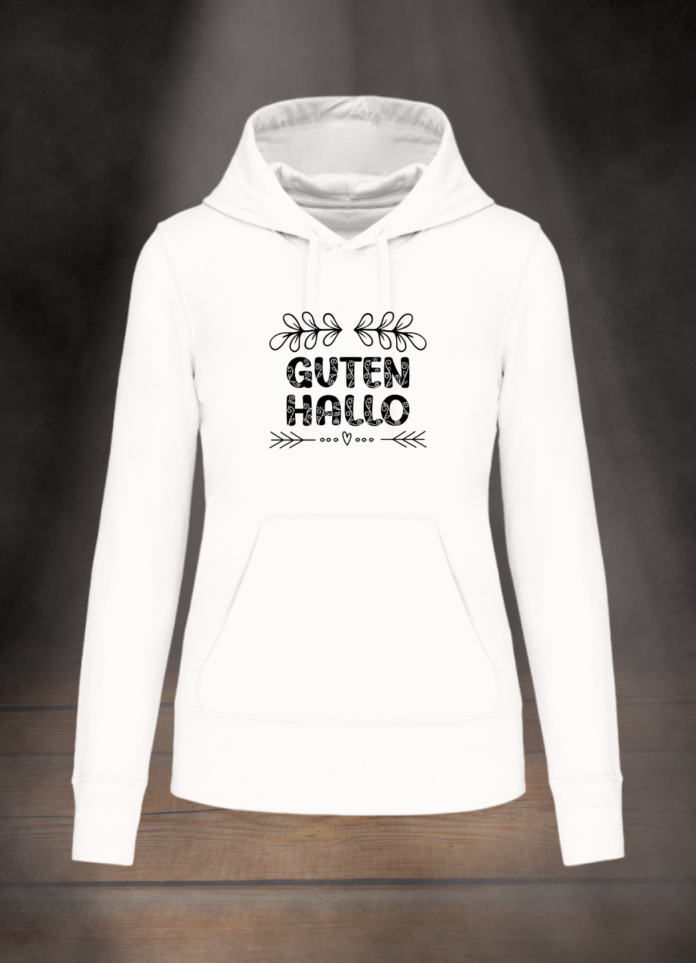 PERLE DAMEN HOODIE #GUTEN HALLO