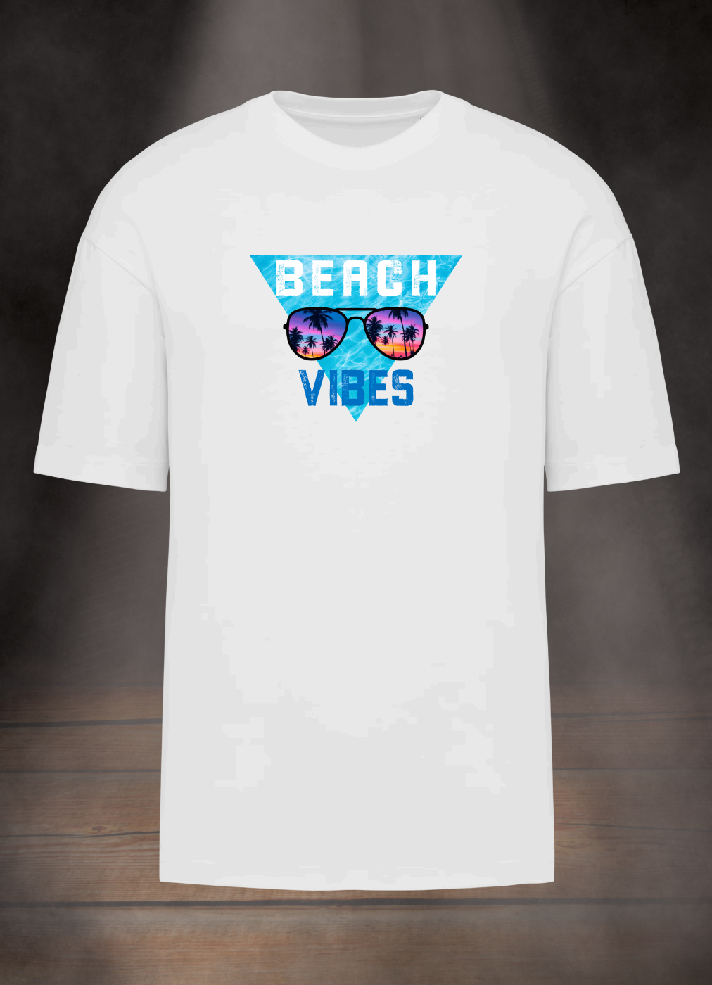 OVERSIZE T-SHIRT #BEACH VIBES