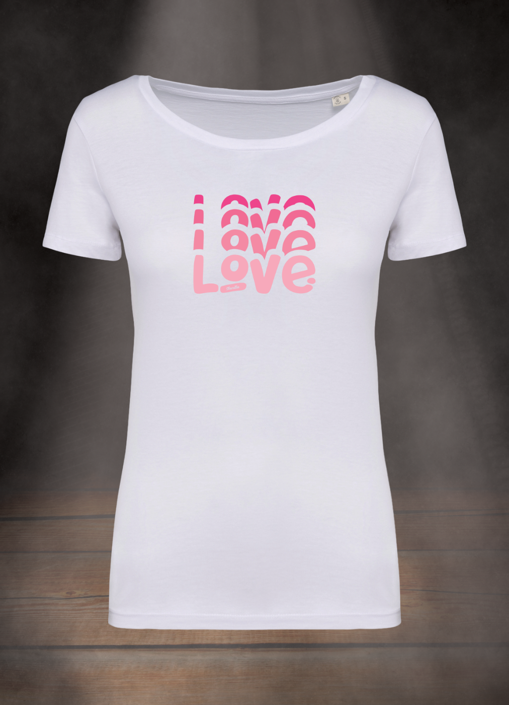 DAMEN T-SHIRT #INFINITY LOVE