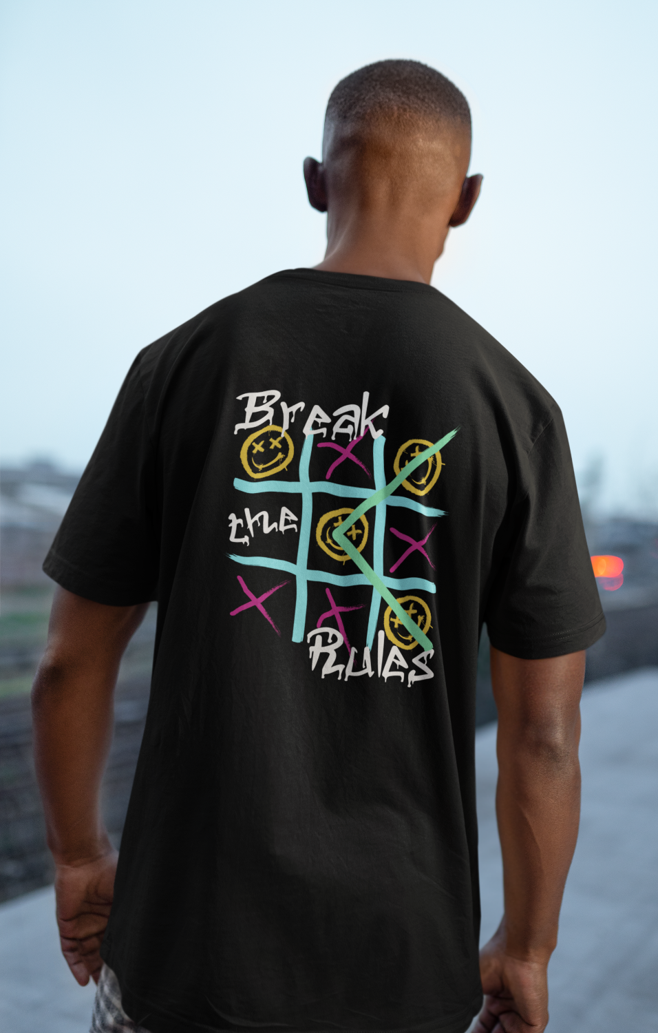 OVERSIZE T-SHIRT 220gr. #BREAK THE RULES