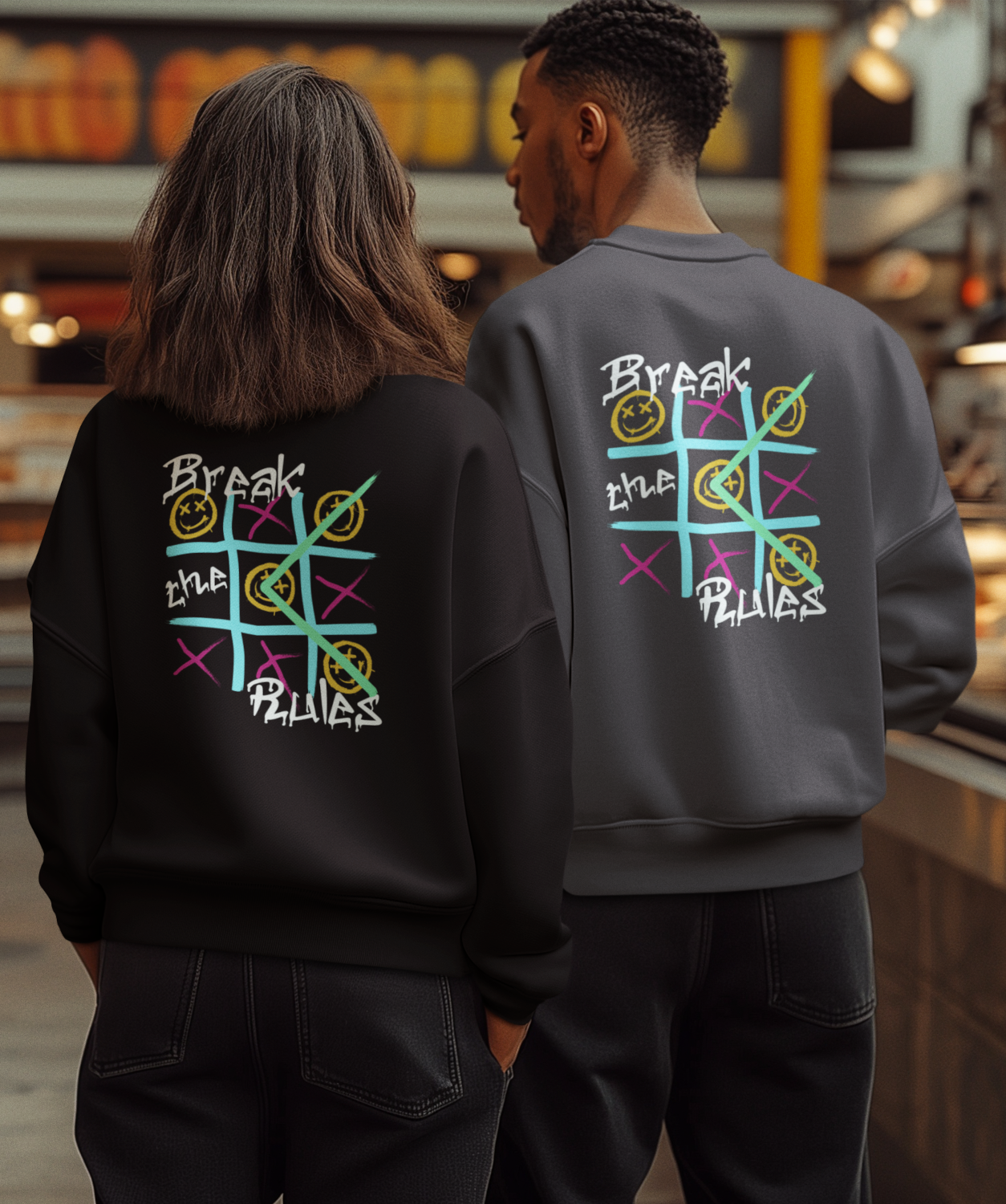 OVERSIZE SWEATSHIRT #BREAK THE RULES