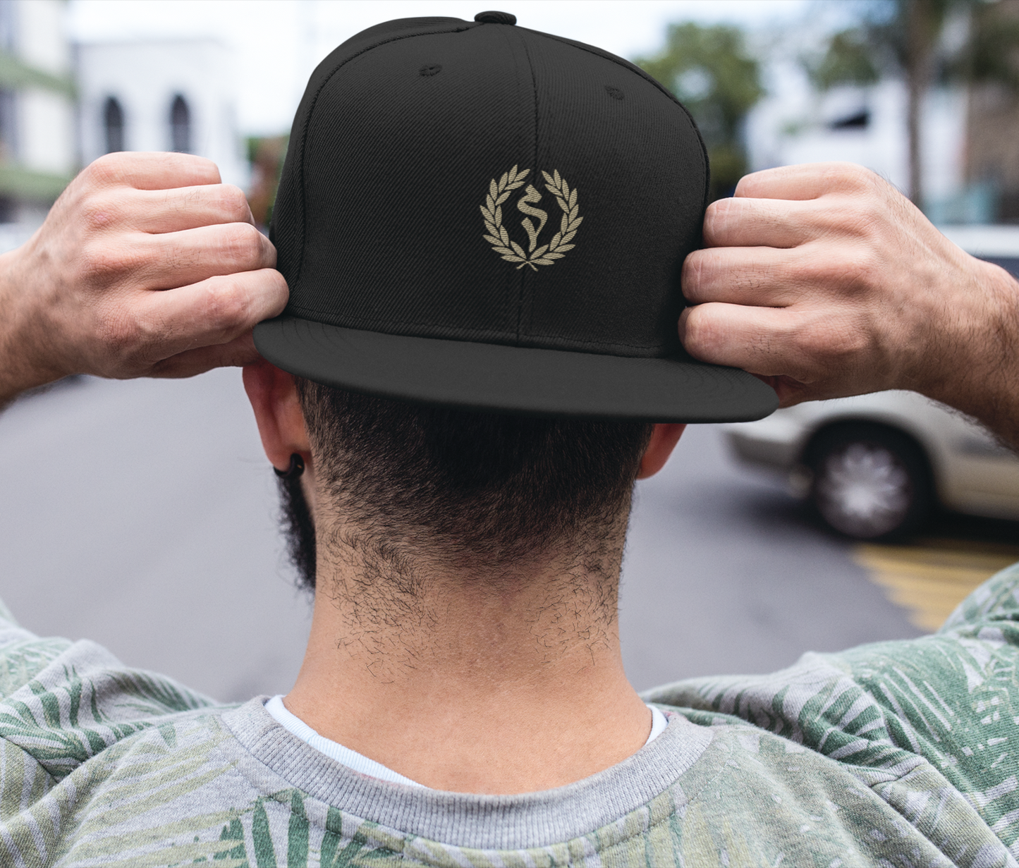 FLEXFIT SNAPBACK CAP #LAUREL BRANCH GOLD