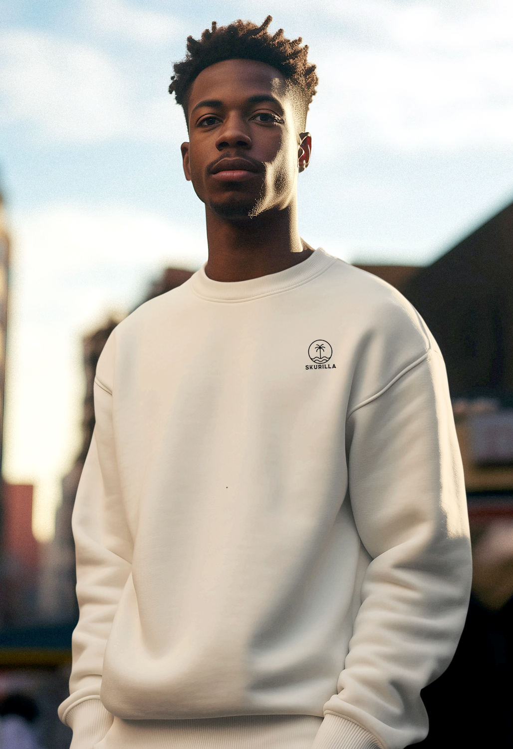 OVERSIZE SWEATSHIRT #PALM PARADISE