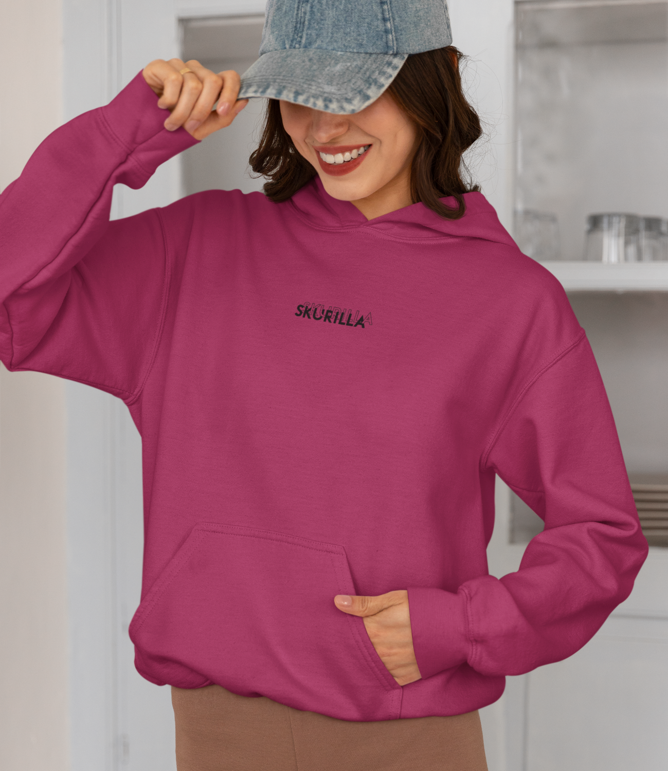 DAMEN HOODIE #DRAGON FLY