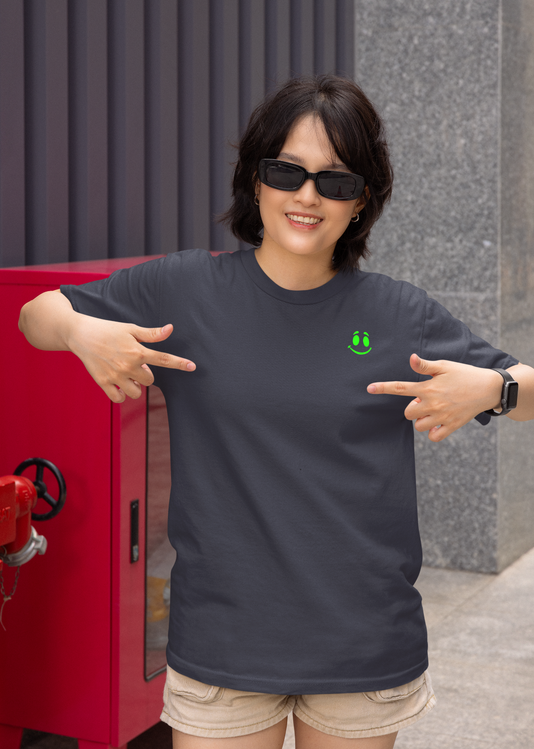 OVERSIZE T-SHIRT 300gr. #HAPPY CIRCLES