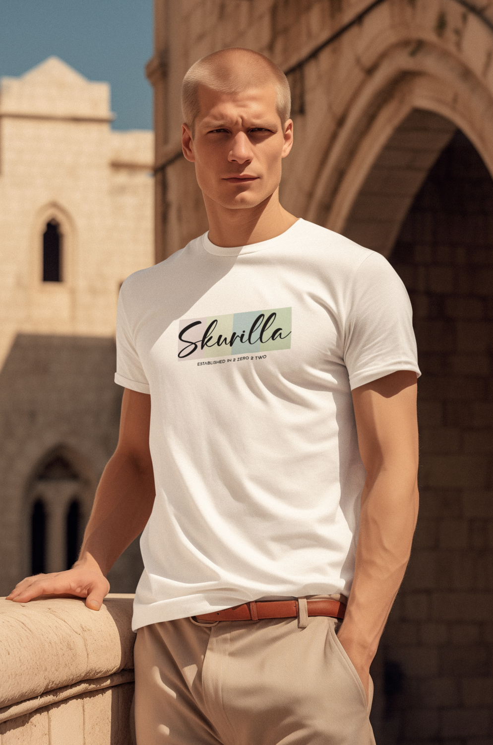 HERREN T-SHIRT #PASTEL PULSE