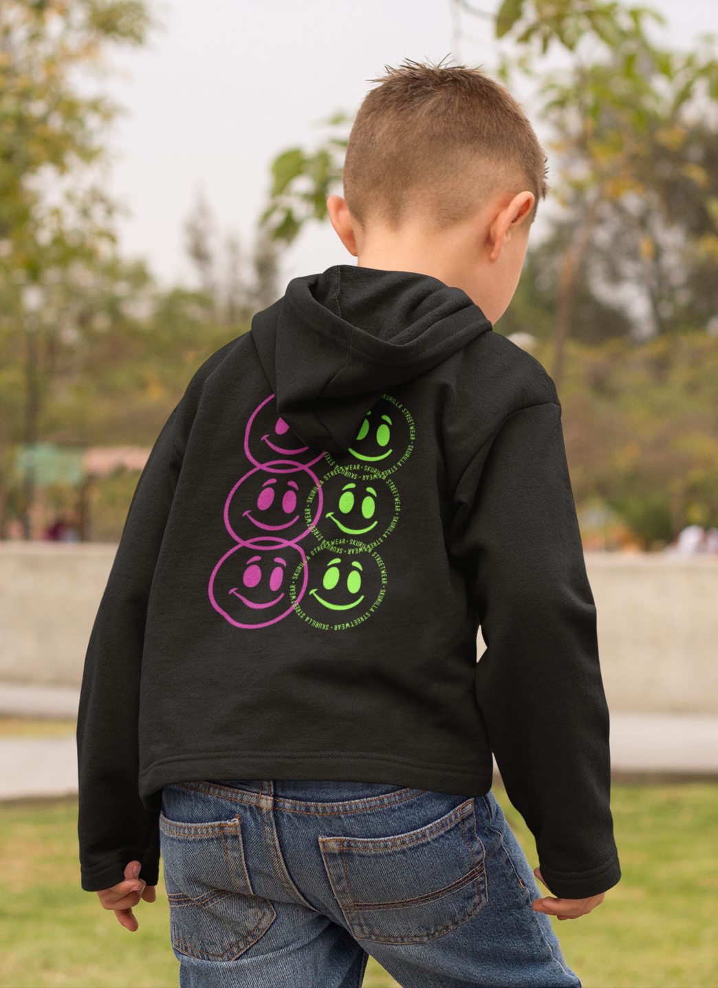 KINDER HOODIE #HAPPY CIRCLES