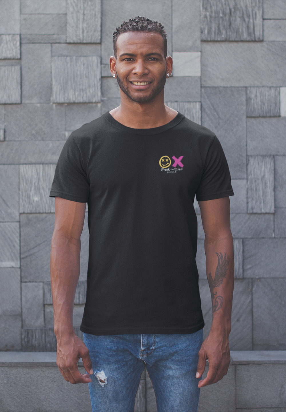 HERREN T-SHIRT BREAK THE RULES