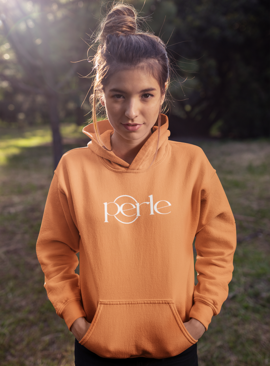 PERLE DAMEN HOODIE #SCRIPTER