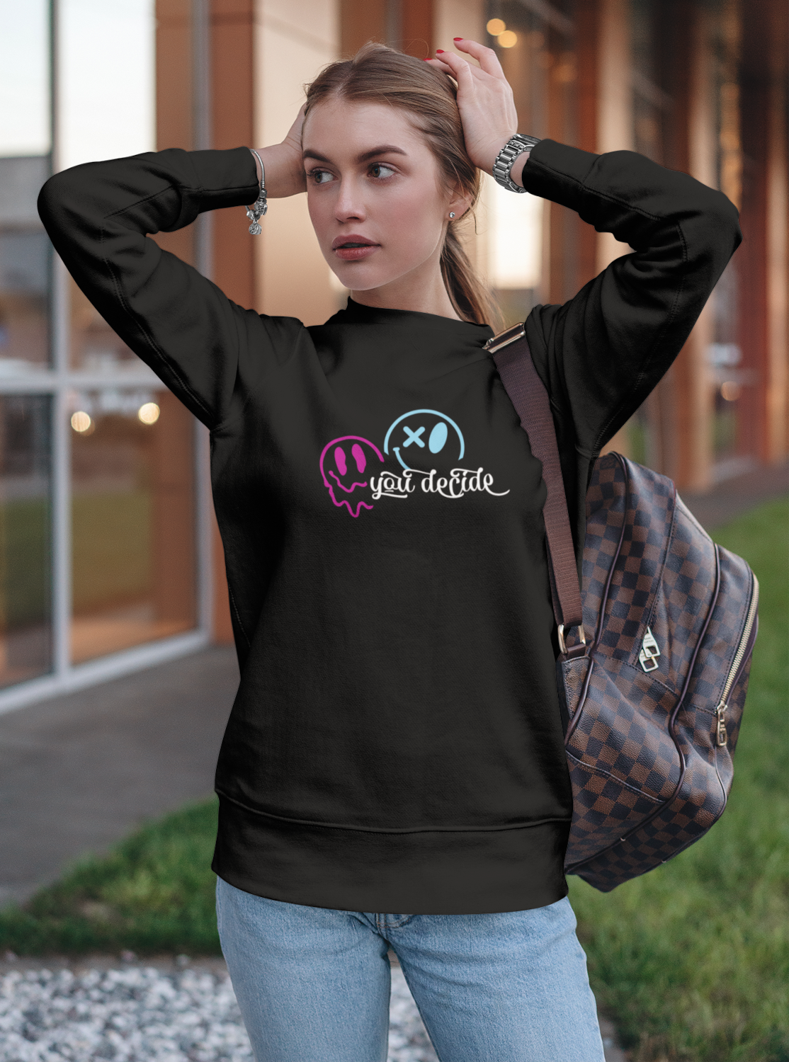 DAMEN SWEATSHIRT #YOU DECIDE