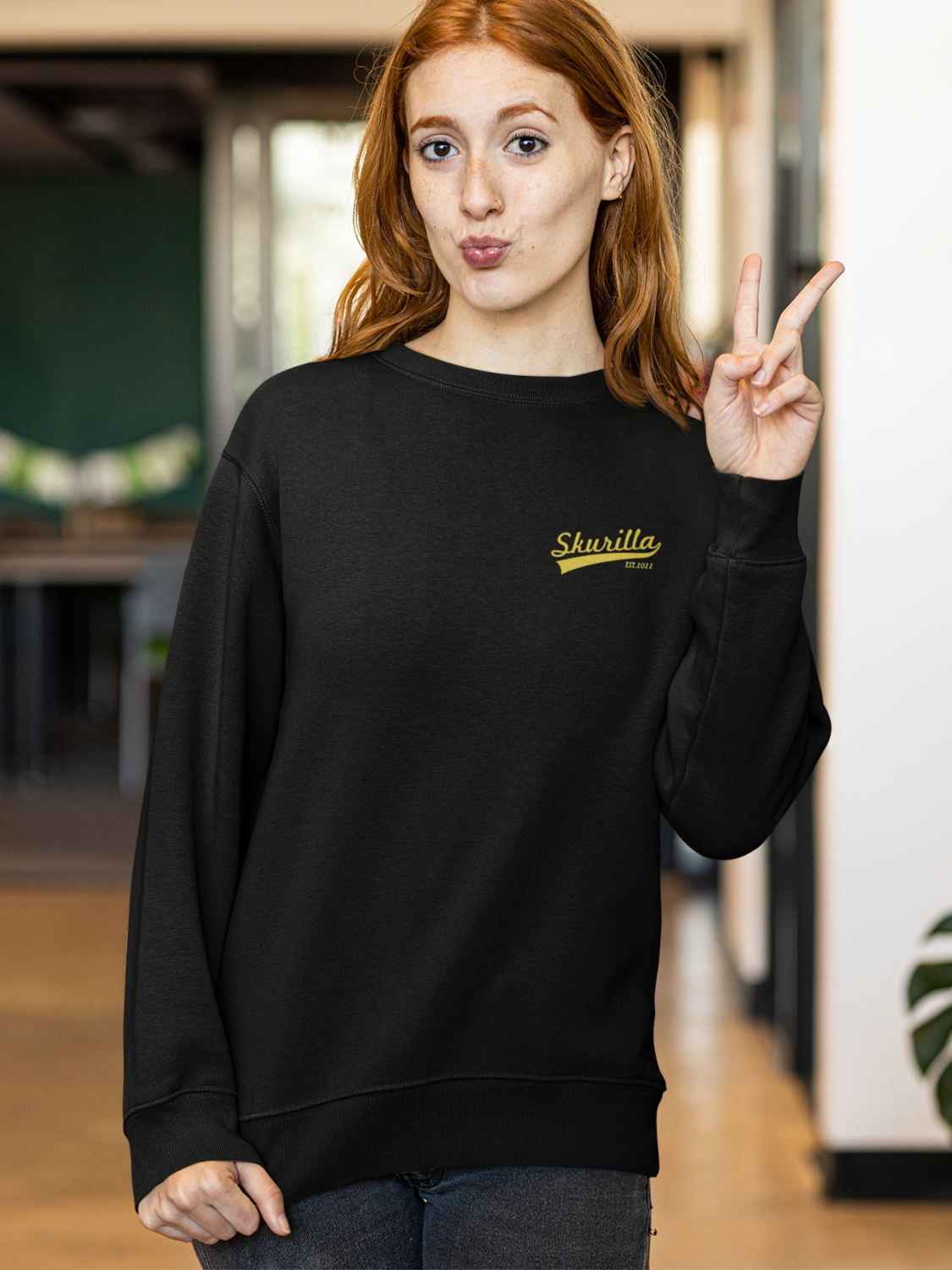 BESTICKTES DAMEN SWEATSHIRT #PRIMARY