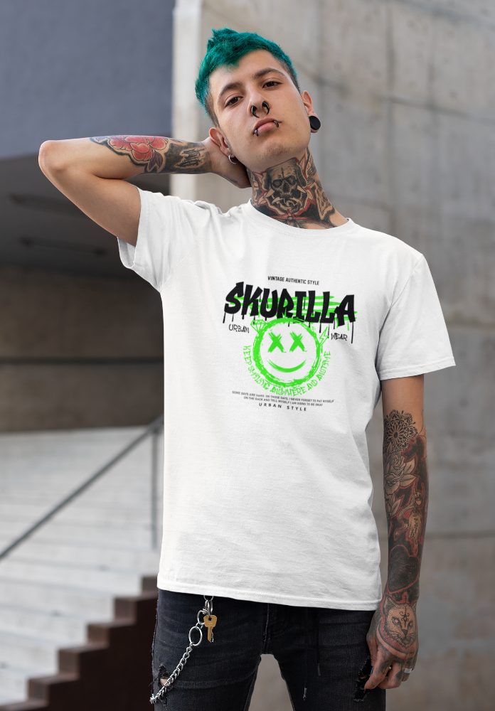HERREN T-SHIRT - SMILEFACE