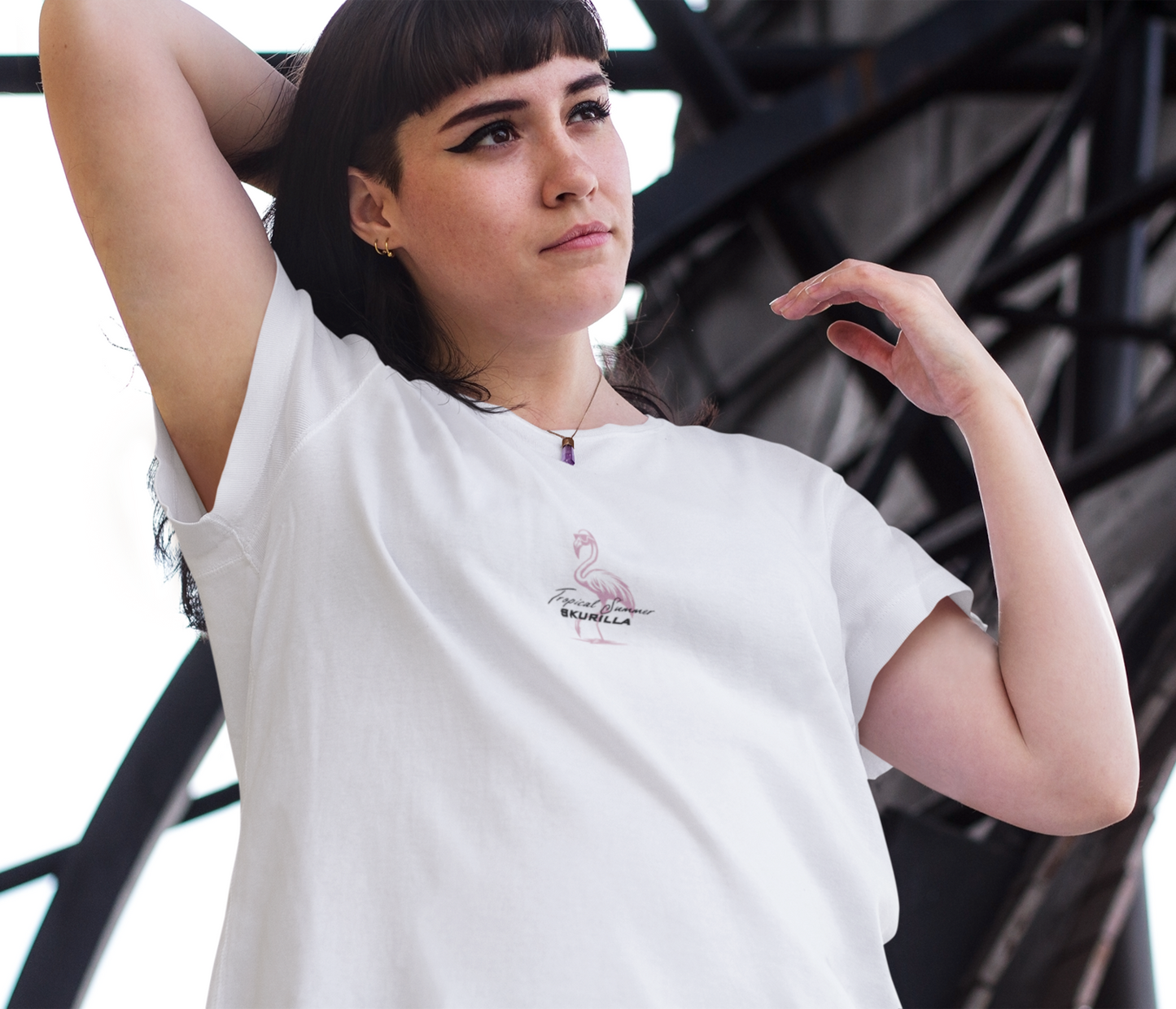 OVERSIZE T-SHIRT #FLAMINGO
