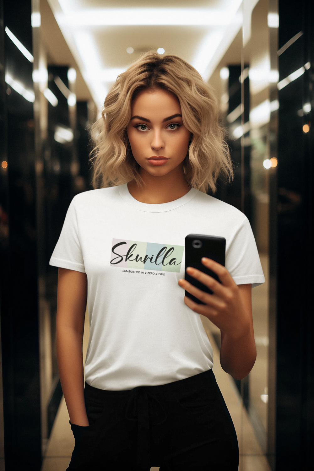 DAMEN T-SHIRT #PASTEL PULSE
