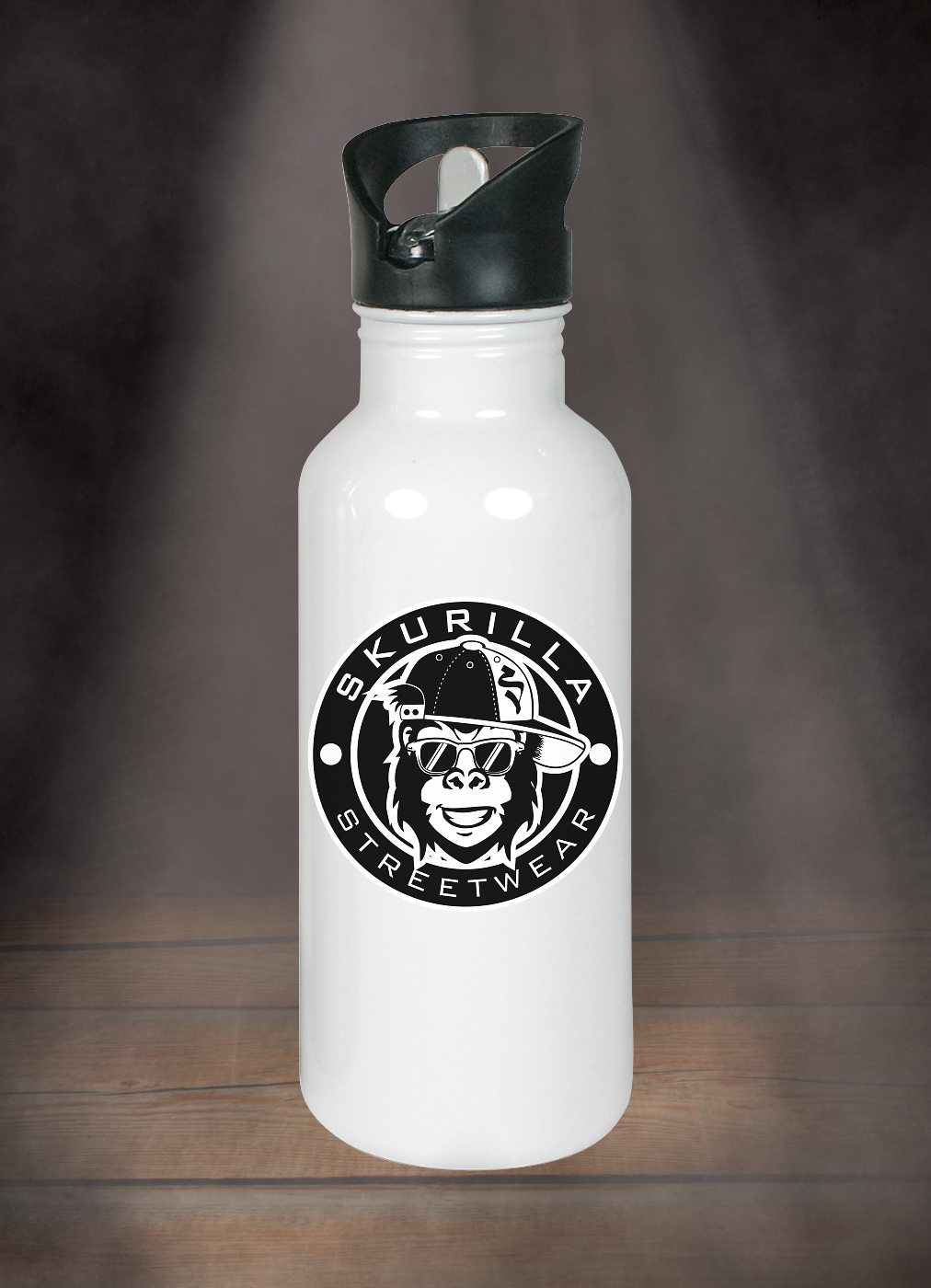 EDELSTAHL TRINKFLASCHE 600 ml -SKURILLA