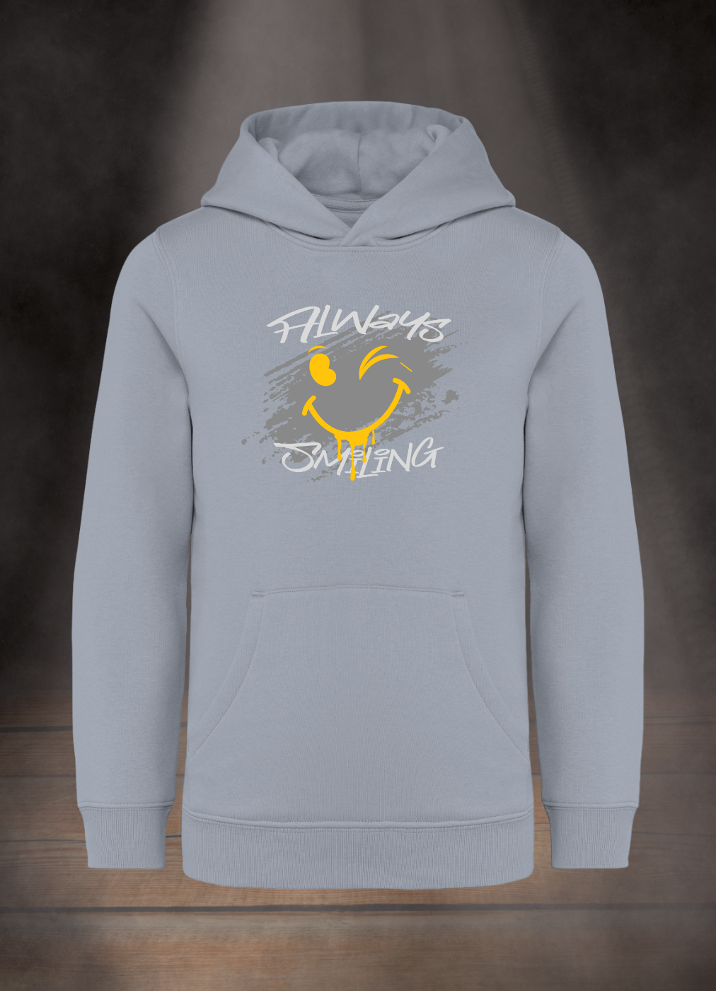 KINDER HOODIE #ALWAYS SMILING