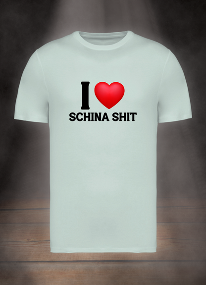 TUTICH HERREN T-SHIRT #LOVE SCHINA SHIT