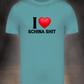 TUTICH HERREN T-SHIRT #LOVE SCHINA SHIT