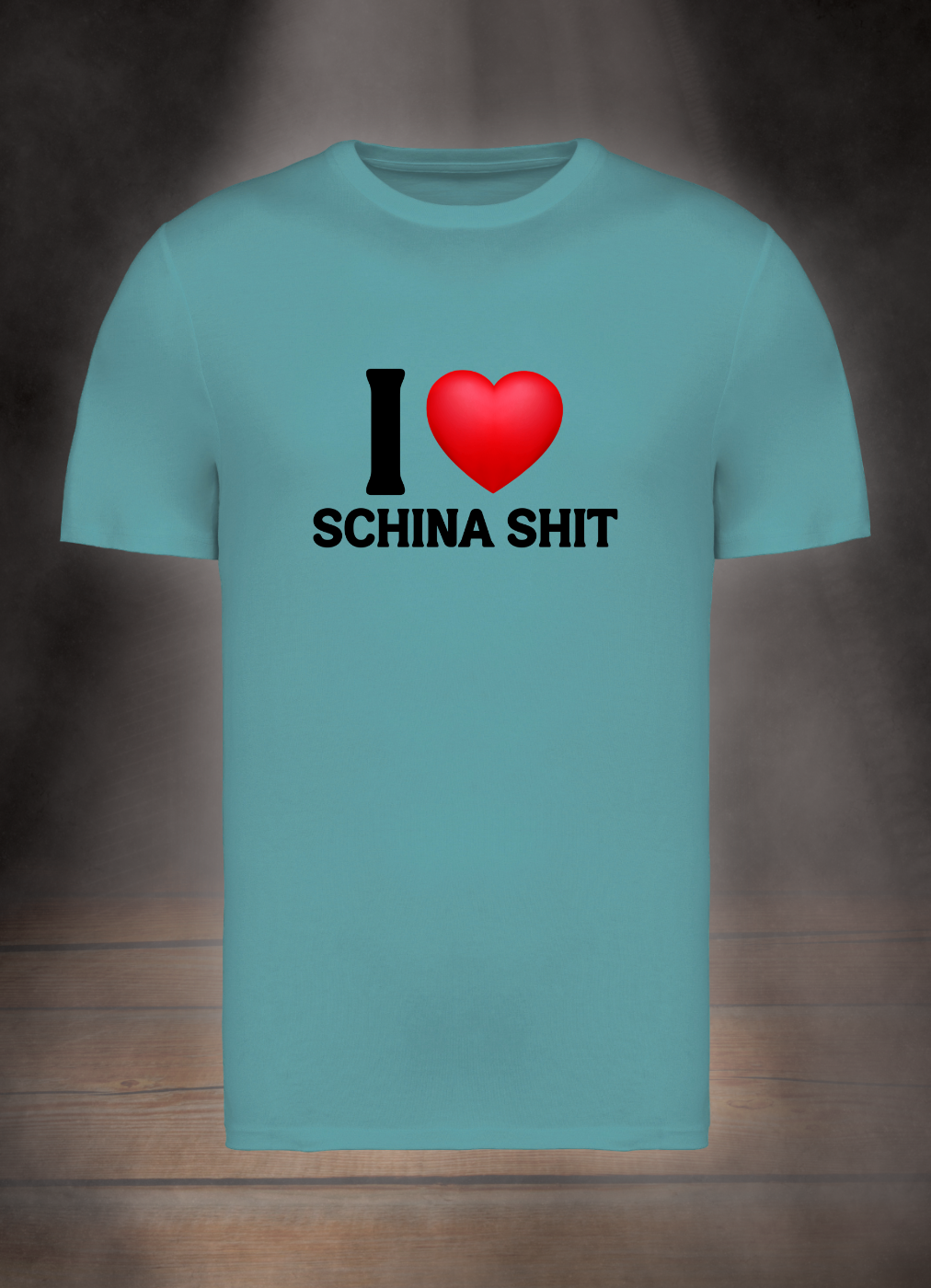 TUTICH HERREN T-SHIRT #LOVE SCHINA SHIT