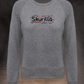 DAMEN SWEATSHIRT #BLACK´N RED
