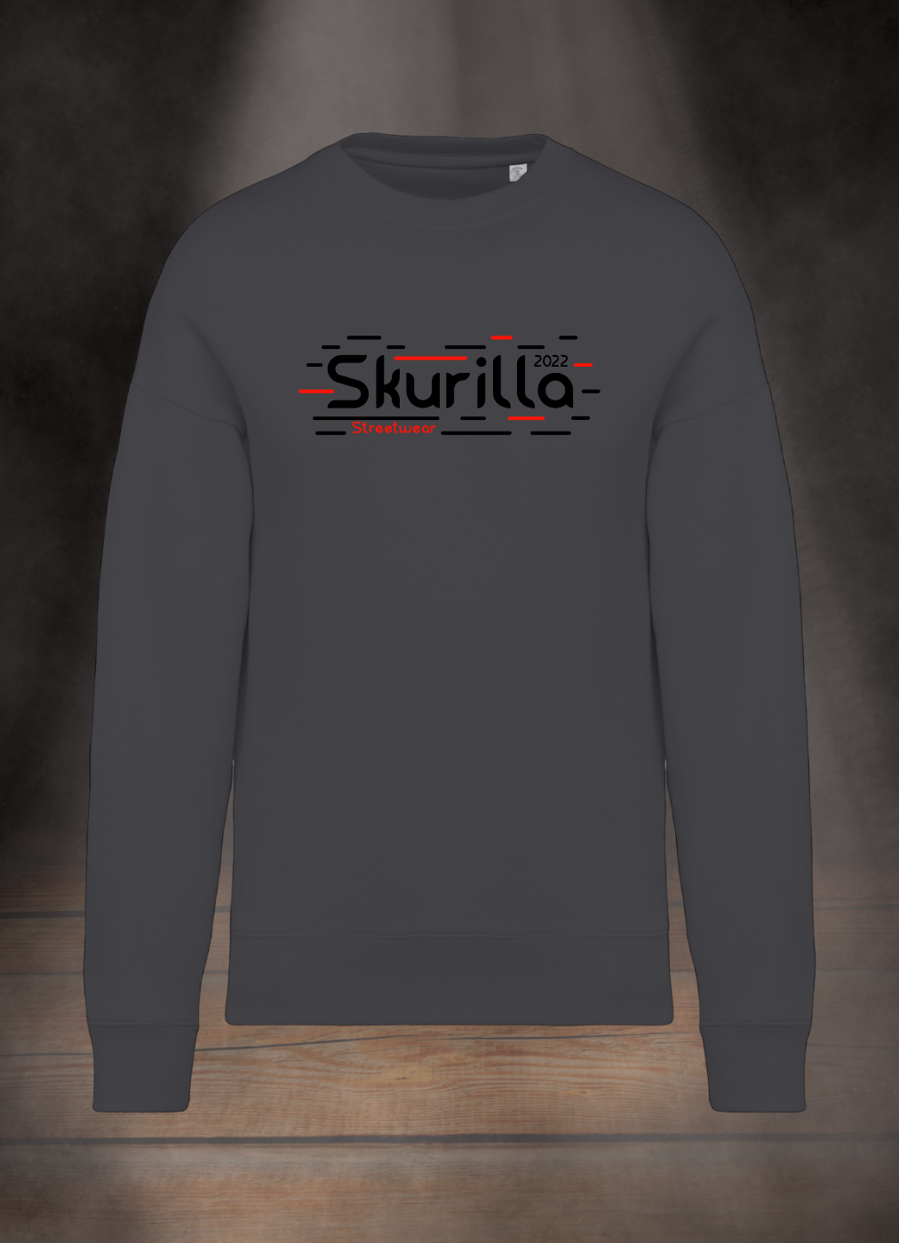 OVERSIZE SWEATSHIRT #BLACK´N RED