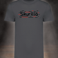 HERREN T-SHIRT #BLACK´N RED