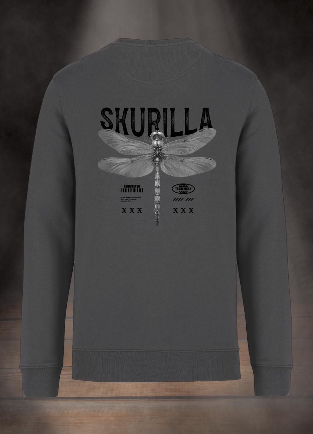HERREN SWEATSHIRT #DRAGON FLY