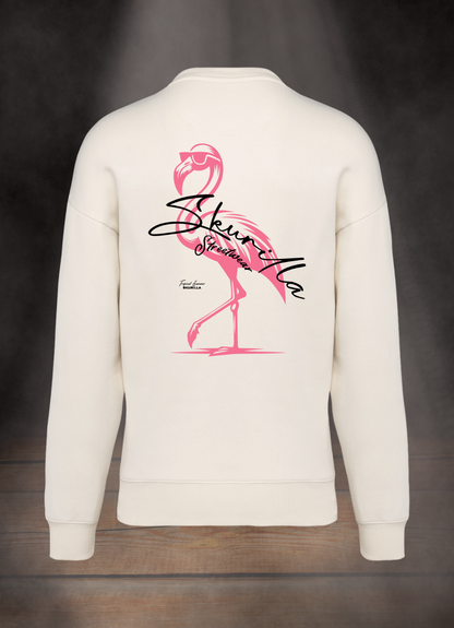 OVERSIZE SWEATSHIRT #FLAMINGO