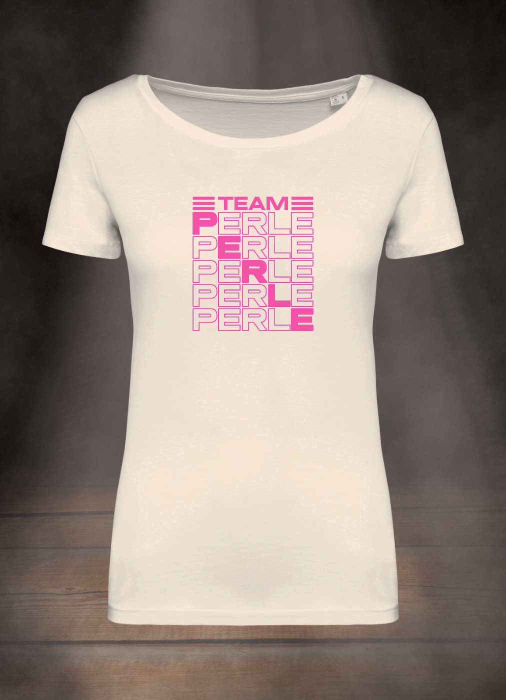 PERLE DAMEN T-SHIRT #TEAM PERLE