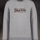 HERREN SWEATSHIRT #BLACK´N RED