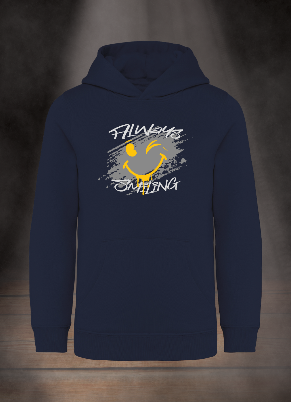 KINDER HOODIE #ALWAYS SMILING