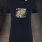 DAMEN T-SHIRT #ALWAYS SMILING