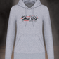 DAMEN HOODIE #BLACK´N RED
