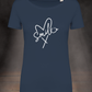 DAMEN T-SHIRT #HEART SMILE