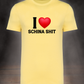 TUTICH HERREN T-SHIRT #LOVE SCHINA SHIT