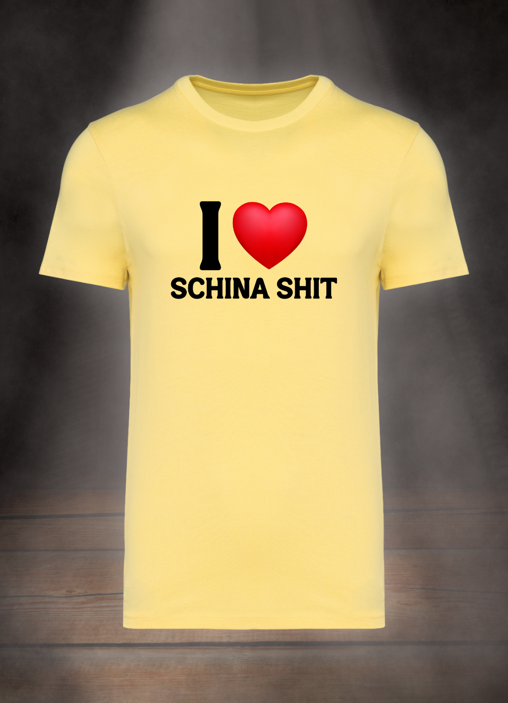 TUTICH HERREN T-SHIRT #LOVE SCHINA SHIT