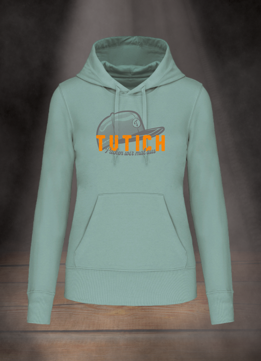 TUTICH DAMEN HOODIE #AUSPACKEN