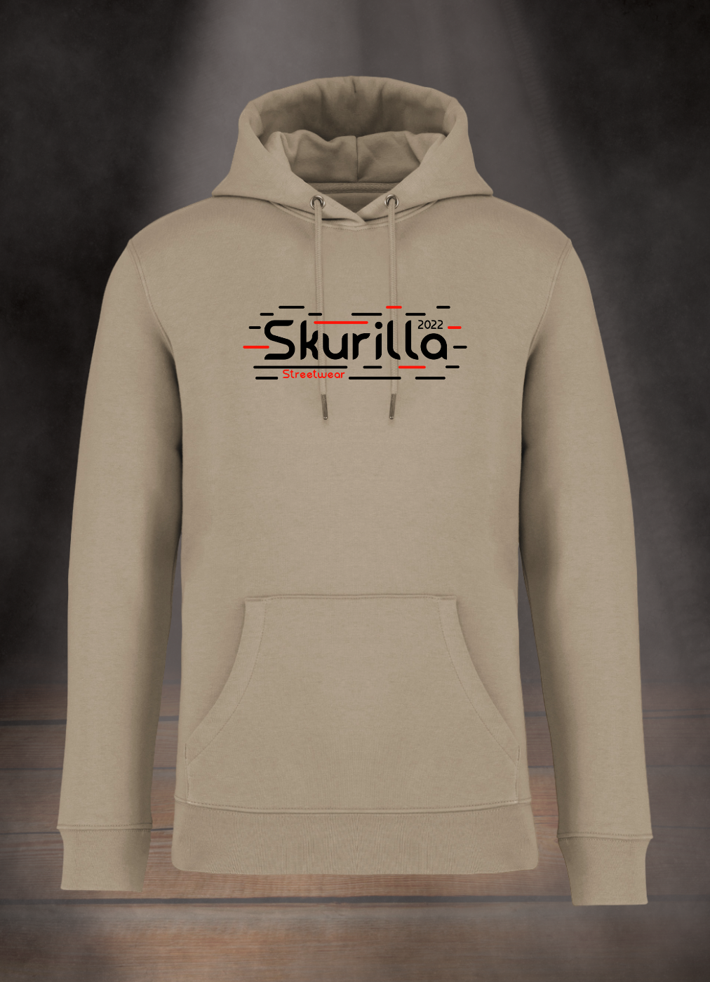 HERREN HOODIE #BLACK´N RED