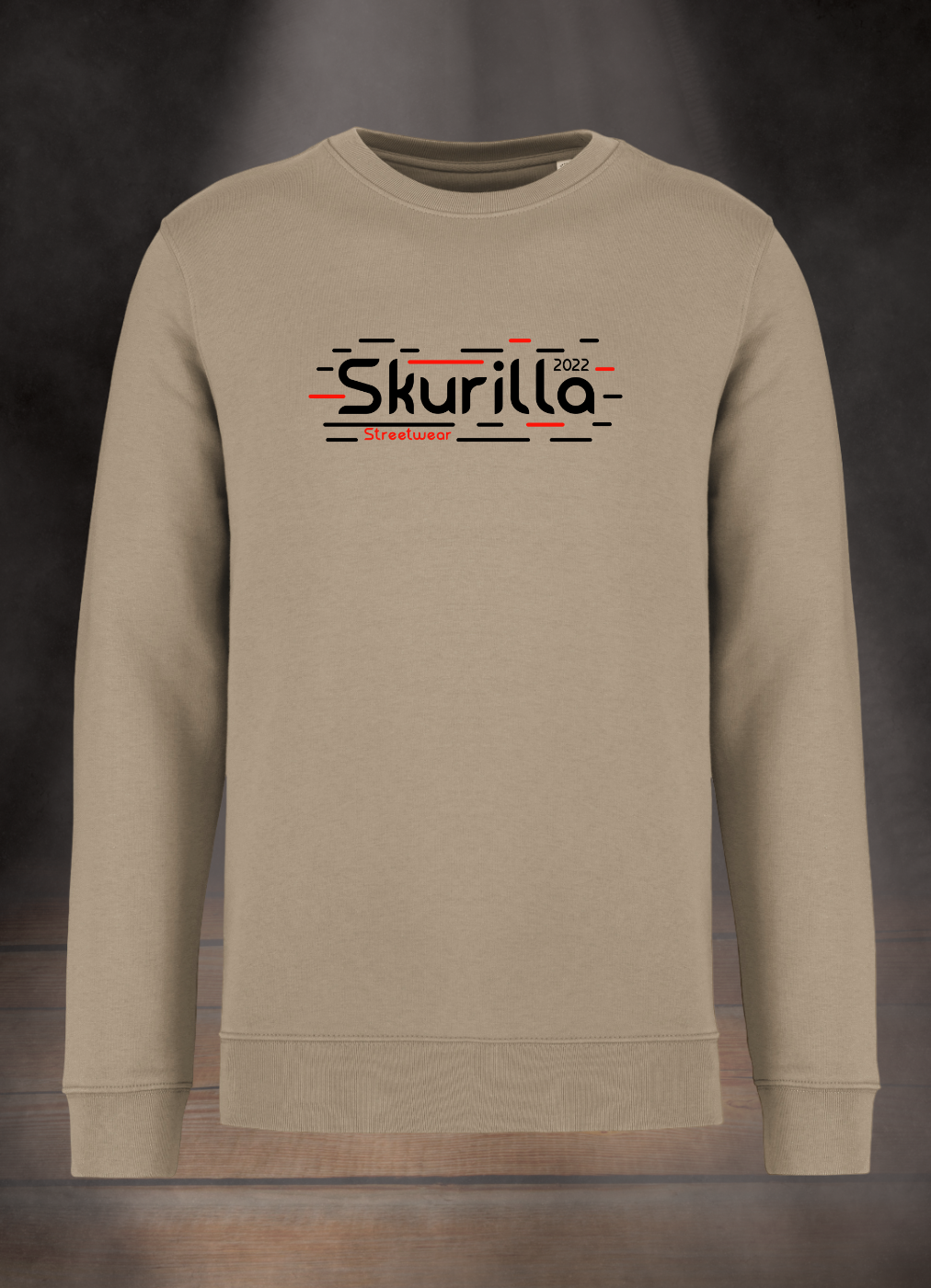 HERREN SWEATSHIRT #BLACK´N RED