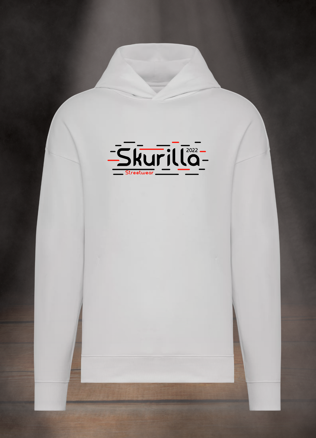 OVERSIZE HOODIE #BLACK´N RED