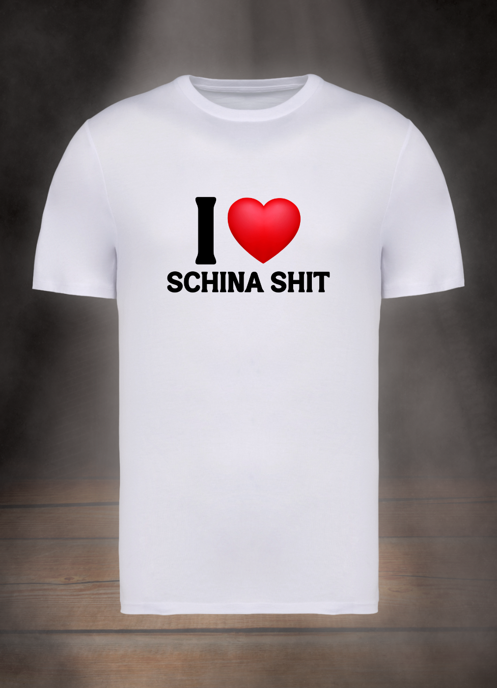 TUTICH HERREN T-SHIRT #LOVE SCHINA SHIT