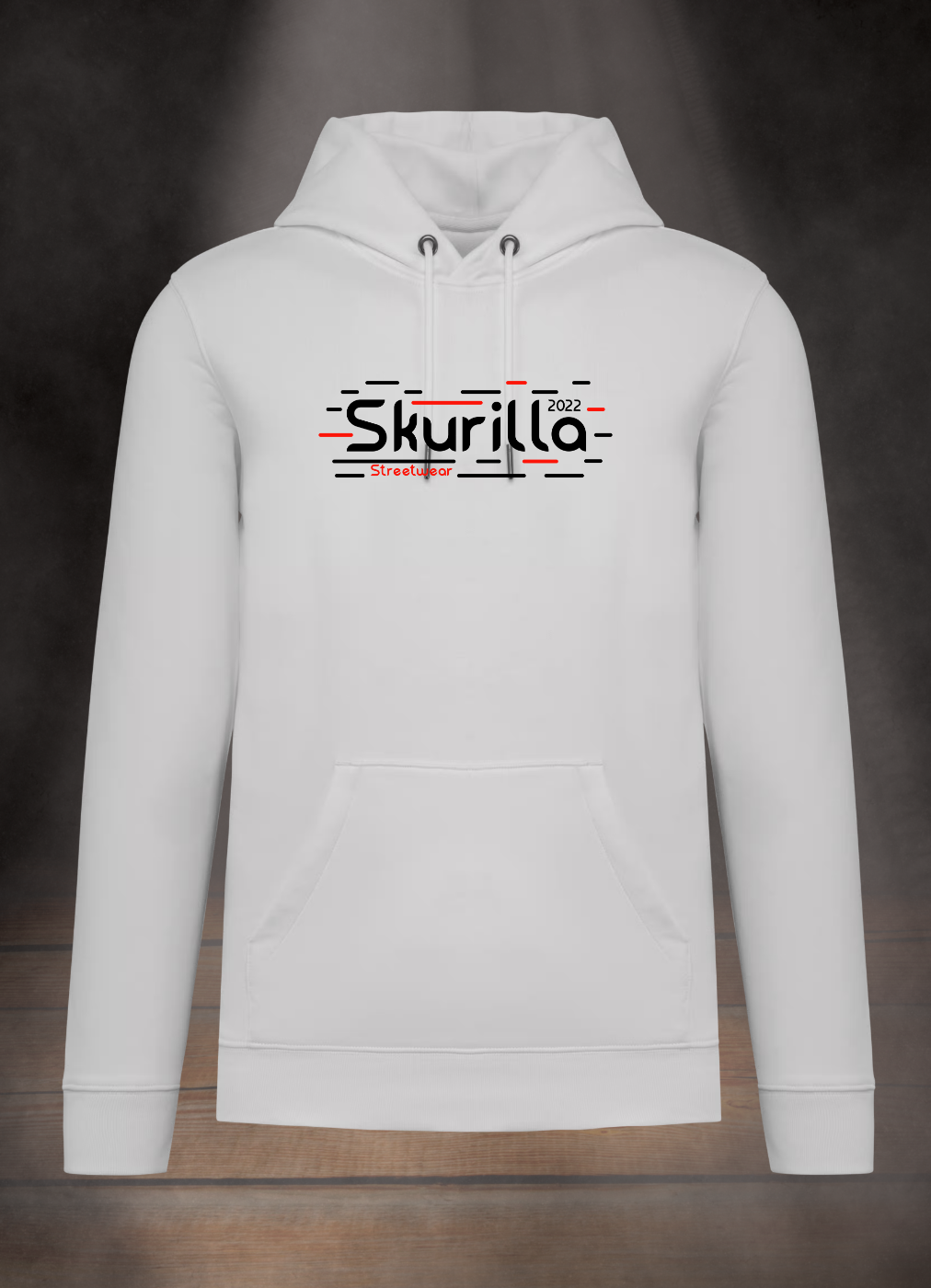 HERREN HOODIE #BLACK´N RED