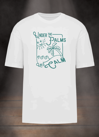 OVERSIZE T-SHIRT 220gr. #UNDER THE PALMS