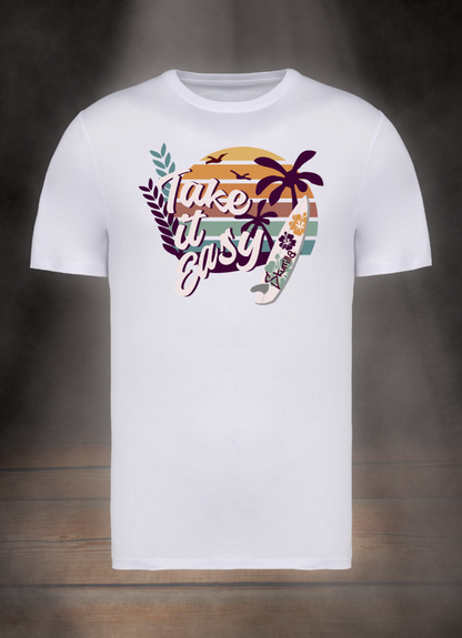 HERREN T-SHIRT #TAKE IT EASY