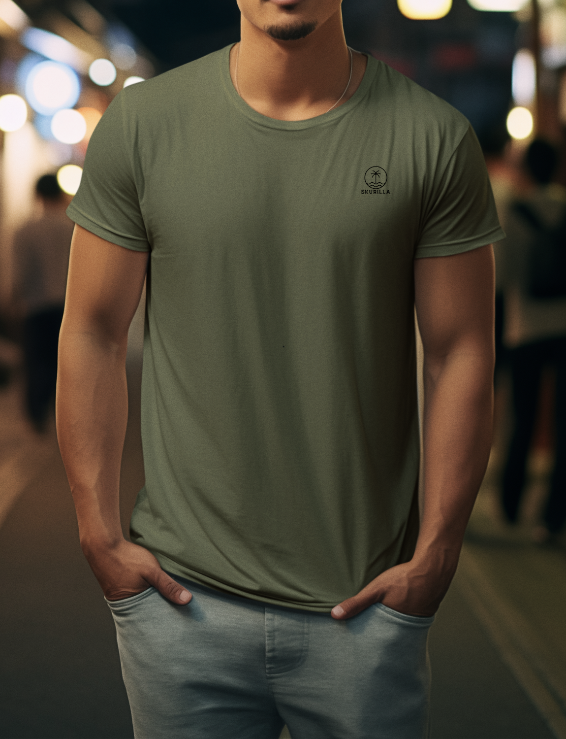 OVERSIZE T-SHIRT 220gr. #PALM PARADISE