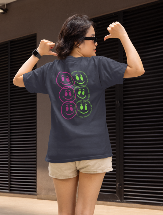 OVERSIZE T-SHIRT 300gr. #HAPPY CIRCLES